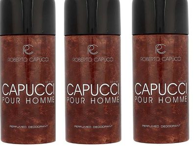 Roberto Capucci Original Capucci pour Homme Perfumed Deodorant 3 x 150ml