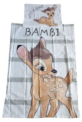 JF Disney Babybettwäsche Kinderbettwäsche Bambi 100 x 135 cm 100 % Baumwolle