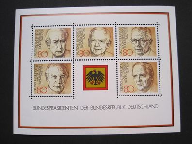 Bund MiNr. 1156-1160 Block 18 postfrisch * * (BU 1156/60 BL18)