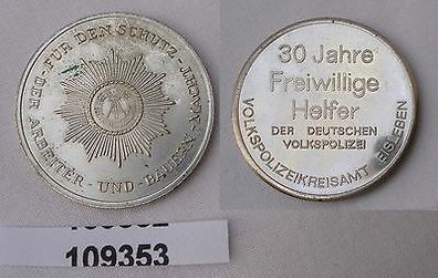 DDR Medaille 30 Jahre freiwillige Helfer der deutschen Volkspolizei