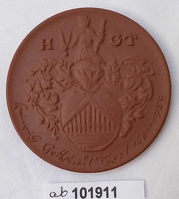 DDR Medaille aus Meissner Porzellan 250 Jahre Trost Orgel 1989