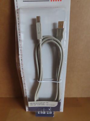 EDV Kabel USB 2.0 High-Speed Kabel A-B - 1,8m