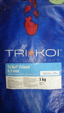 Tri Koi Friend Koifutter 6,5 mm - Qualität aus der Schweiz!