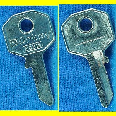 Schlüsselrohling Börkey 893 1/2 für Burgwächter, HK / Möbelzylinder, Stahlschränke,