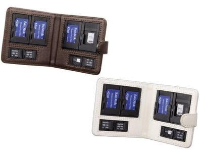 Hama 2x SpeicherkartenTasche Etui Case für Sony MemoryStick Pro Duo / Micro M2