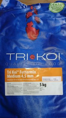 Tri Koi Futtermix + 15° - Koifutter für die warme Jahreszeit