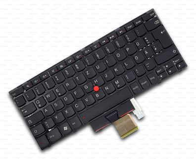 Tastatur DE Schwarz inkl. Pointer für Lenovo ThinkPad E120 E125 E130 E135 E145 ...