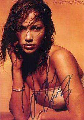 SEXY Original Autogramm Jennifer LOPEZ auf HGF
