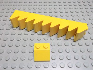 Lego 10 Dachsteine Schrägsteine 2x2 45 Grad Gelb 3039 Set 4116 7891 7775 8299