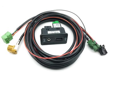 Kabelsatz Buchse Discover Media MIB MIB2 USB AUX IN Carplay Navi 5G0035222E