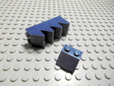 Lego 5 Dachsteine Schrägsteine 2x2 45 Grad dunkelblau navyblau 3039 Set 8971 7037