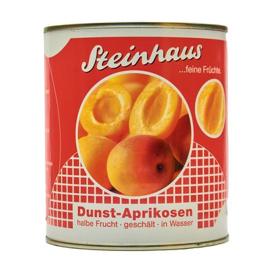 Food-United Dunst-Obst Aprikosen-hälften Füllm 800g ATG 480g fruchtig-süß
