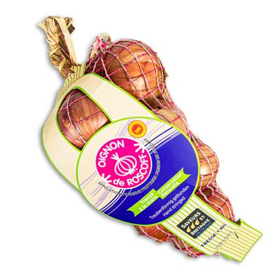 Food-United Roscoff Edel-Zwiebeln rose mild 1 kg Premium Qualität
