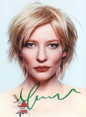 Original Autogramm CATE Blanchett auf HGF