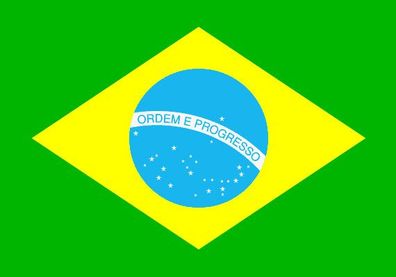 Fahne Flagge Brasilien Premiumqualität