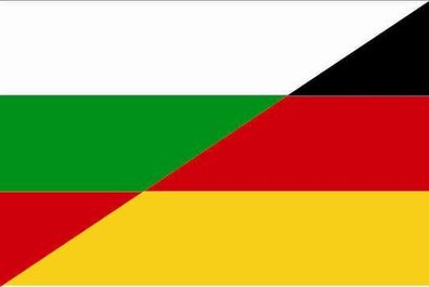 Fahne Flagge Bulgarien-Deutschland Premiumqualität