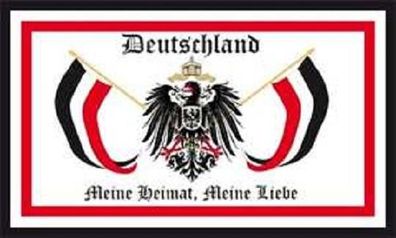 Fahne Flagge Deutschland meine Heimat meine Liebe Premiumqualität