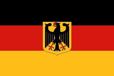 Fahne Flagge Deutschland mit Adler Premiumqualität
