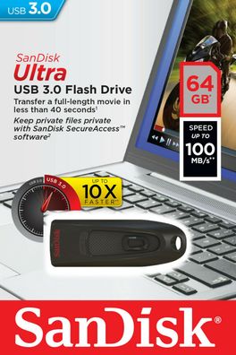 USB 3.0 Stick 64GB SanDisk Ultra