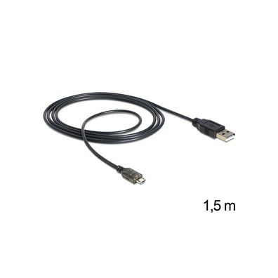Delock 83272 USB zu Micro USB Daten- und Ladekabel mit LED Anzeige