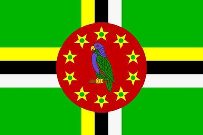 Fahne Flagge Dominica Premiumqualität