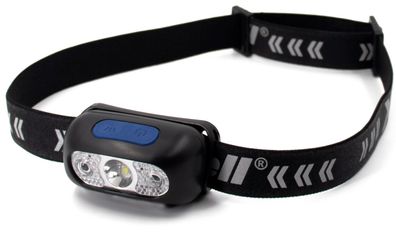 XCell - H230 - LED Sensor-Kopfleuchte - Kopfband reflektierend mit Bewegungssensor