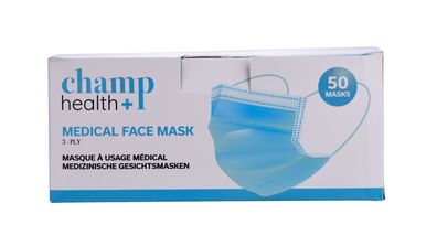 50x medizinisch Mundschutz 3-lagig Atemschutz Gesicht OP Maske Hygienemaske