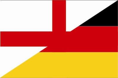 Fahne Flagge England-Deutschland Premiumqualität