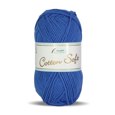50g Cotton Soft von Rellana Farbe Nr 22 königsblau