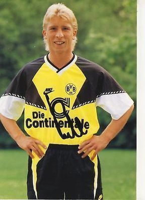 Günter Kutowski Bor. Dortmund 1990/91 Autogrammkarte + A 69418