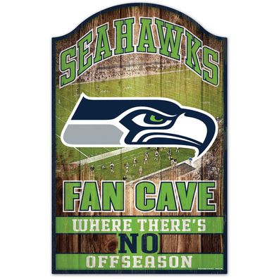 NFL Seattle Seahawks Fan Cave Wood Sign Holzschild Wandschmuck