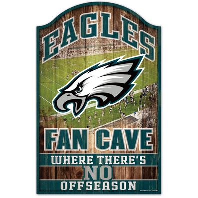 NFL Philadelphia Eagles Fan Cave Wood Sign Holzschild Wandschmuck
