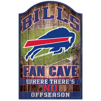 NFL Buffalo Bills Fan Cave Wood Sign Holzschild Wandschmuck