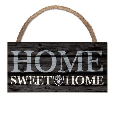 NFL Las Vegas Raiders Home Sweet Wood Sign Holzschild Tür- / Wand-schmuck