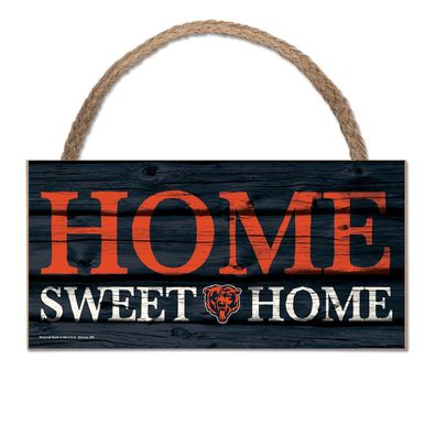 NFL Chicago Bears Home Sweet Wood Sign Holzschild Tür- / Wand-schmuck