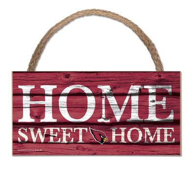 NFL Arizona Cardinals Home Sweet Wood Sign Holzschild Tür- / Wand-schmuck
