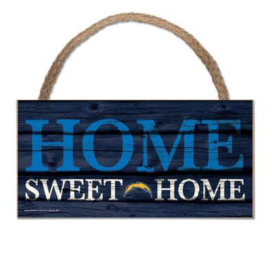 NFL Los Angeles Chargers Home Sweet Wood Sign Holzschild Tür- / Wand-schmuck