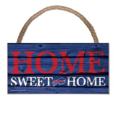 NFL Buffalo Bills Home Sweet Wood Sign Holzschild Tür- / Wand-schmuck
