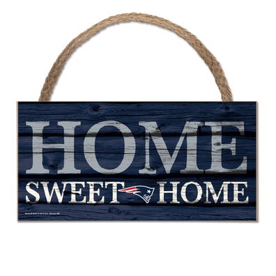 NFL New England Patriots Home Sweet Wood Sign Holzschild Tür- / Wand-schmuck