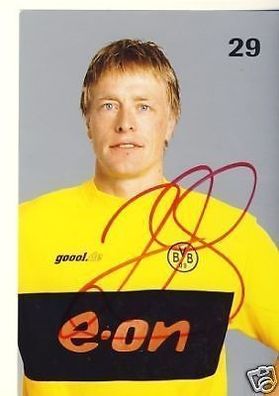 Jan Derek Sörensen Bor. Dortmund 2002/03 Autogrammkarte 1. Karte + A 69236