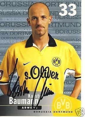 Karsten Baumann Bor. Dortmund 1999/00 Autogrammkarte + + A 69312