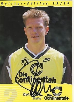 Knut Reinhardt Bor. Dortmund 1995/96 Autogrammkarte + + A 69392