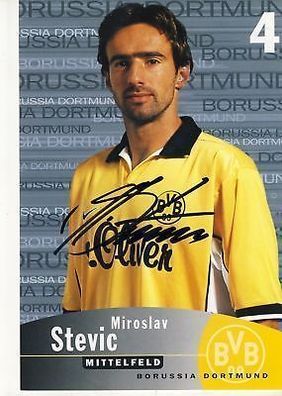Michael Stahl Bor. Dortmund 1999-00 Autogrammkarte + A 69316