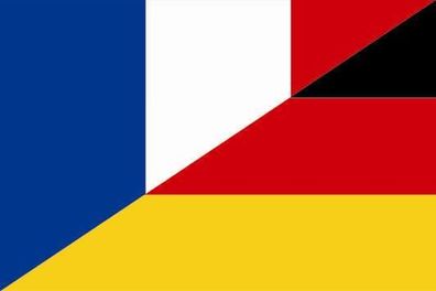 Fahne Flagge Frankreich-Deutschland Premiumqualität