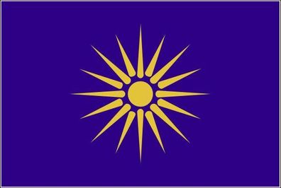 Fahne Flagge Griechisch Mazedonien Premiumqualität