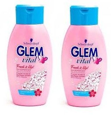 Schwarzkopf GLEM Vital Fresh it Up Shampoo Ohne Silikone mit Passionsblüten-Milch