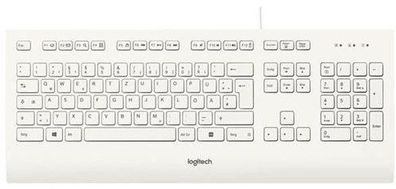 Logitech Comfort K280e Tastatur weiß QWERTZ (DE)
