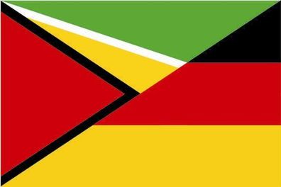 Fahne Flagge Guyana-Deutschland Premiumqualität