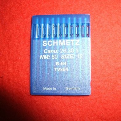 Schmetz-Rundkolbennadeln, System B 64 ... Stärke Nm 80