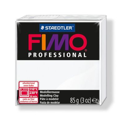 Staedtler® Modelliermasse Fimo prof 85g weiß 8004-0